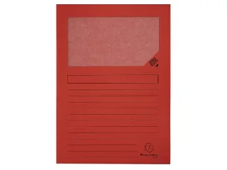 Mappa, ablakos, karton, EXACOMPTA