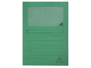 Mappa, ablakos, karton, EXACOMPTA