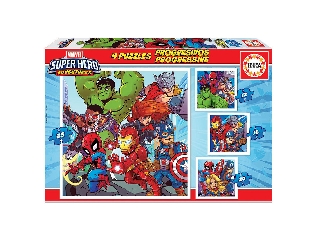 Educa Marvel szuperhősök puzzle 25-20-16-12