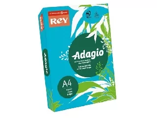Színes másolópapír, A4, 80 g, REY Adagio, 500 lap, intenzív kék 