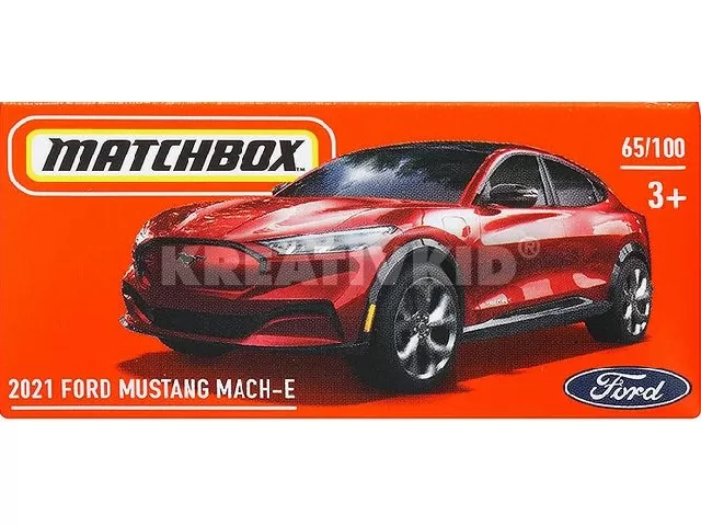 Matchbox autó papírcsomagban 2021 Ford Mustang Mach-E