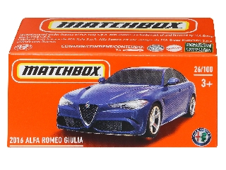 Matchbox autó papírcsomagban 2016 Alfa Romea Giulia 