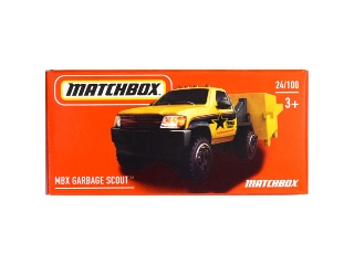 Matchbox autó papírcsomagban MBX Garbage Scout 