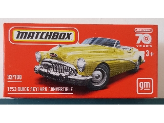 Matchbox autó papírcsomagban 1953 Buick Skylark Convertible 