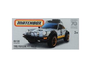 Matchbox autó papírcsomagban Special Edition  1985 Porsche 911 Rally