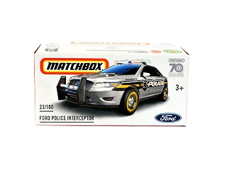 Matchbox autó papírcsomagban Special Edition  Ford Police Interceptor 