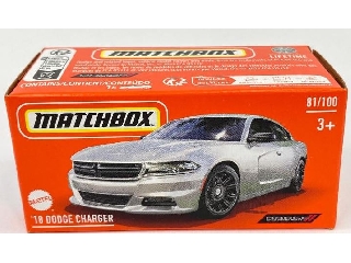 Matchbox autó papírcsomagban '18 Dodge Charger 