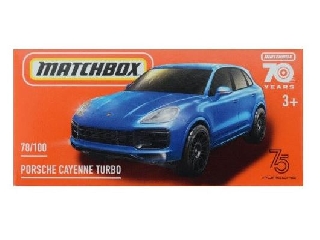 Matchbox autó papírcsomagban Porsche Cayenne Turbo 