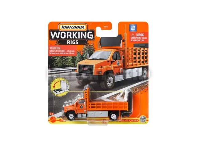 Matchbox Munkagépek GMC 3500 Attenuator Truck