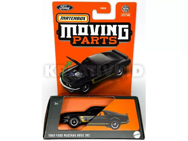 Matchbox nyitható kisautó 1969 Ford Mustang Boss 302