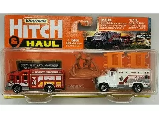 Matchbox utánfutós kisautó készlet Vészhelyzet