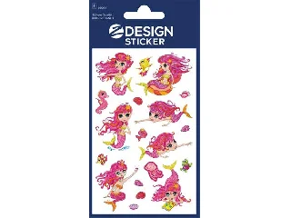 Matrica, fólia,  1 ív, 76x120 mm, AVERY ZWECKFORM, 