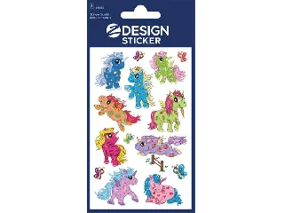 Matrica, fólia,  1 ív, 76x120 mm, AVERY ZWECKFORM, 