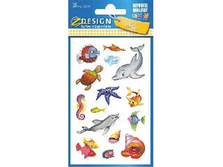 Matrica, papír, 2 ív, 76x120 mm, AVERY ZWECKFORM, 