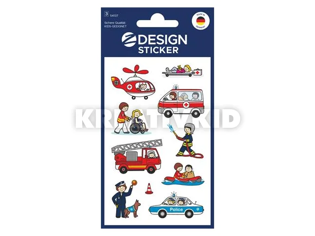 Matrica, papír,  3 ív, 76x120 mm, AVERY ZWECKFORM, 