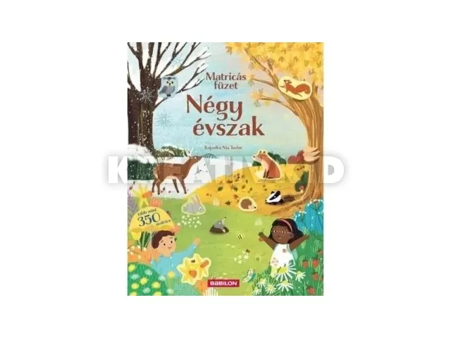 Matricás füzet - Négy évszak - Több mint 350 matrica