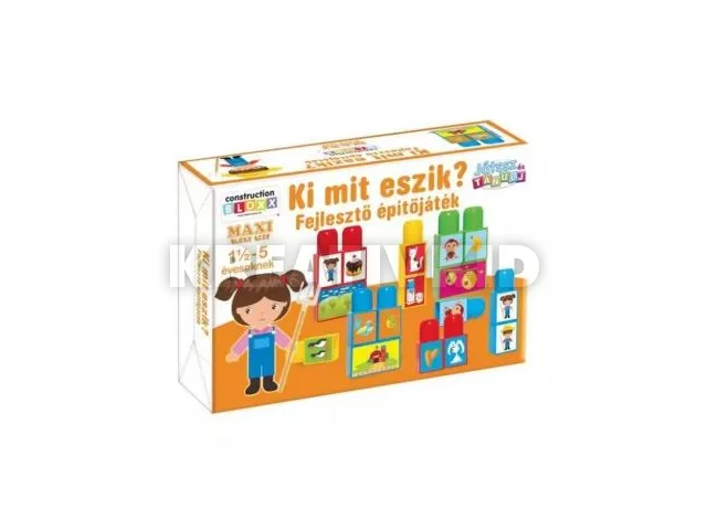 Maxi Blocks - Ki mit eszik? építőkockák