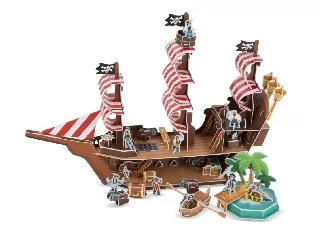 M&D - 3D Puzzle - Kalózhajó