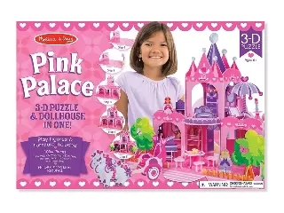 M&D - 3D Puzzle - Pink palota
