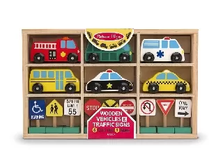 M&D - Fa jármű, autók és közlekedési táblák