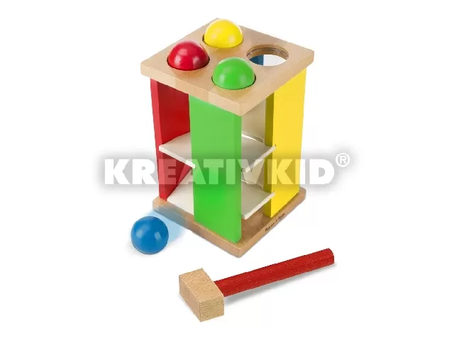 M&D - Fa készségfejlesztő játék - Kis golyópálya