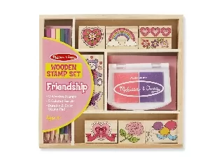 M&D - Fa nyomda készlet ceruzákkal - Barátság