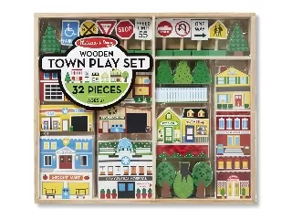 M&D - Fajáték - Városépítő készlet