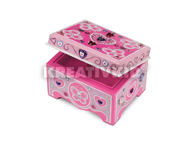 M&D - Kreatív játék - Díszítsd fel ékszeres ládika