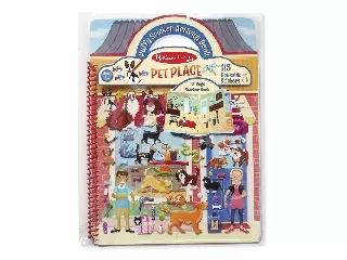 M&D - Kreatív játék - Pufi matrica készlet: Házikedvencek