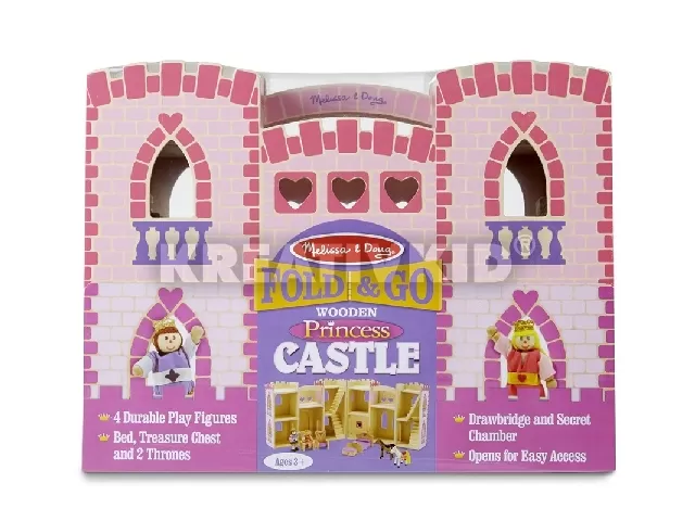 M&D - Szétnyitható fa kastély - Királylány