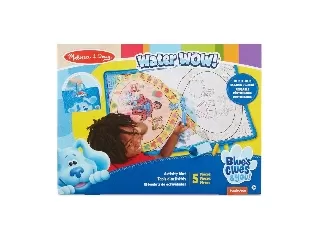 M&D, kreatív játék,rajzolás vízzel , azúrkék nyomok és Te  széthajtható tábla