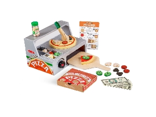 M&D, Szerepjáték fa pizzasütő készlet 