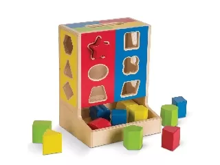 m&d színes fa formarendező