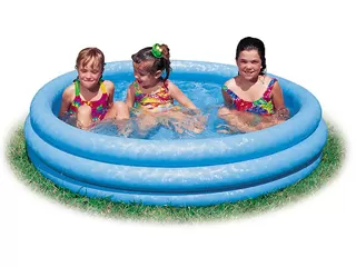Kék felfújható medence, 147×33 cm