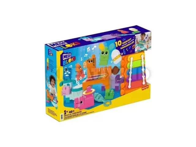 Mega Bloks: Zenélő farm játékszett - 40 db-os