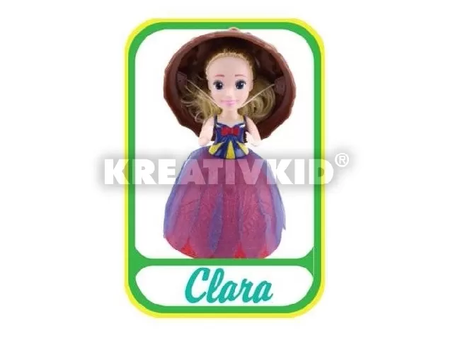 Meglepi fagyikehely baba - Clara (barna-piros)