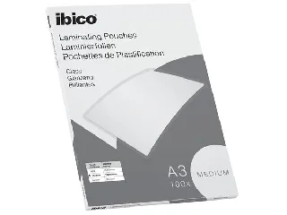 Meleglamináló fólia, 100 mikron, A3, fényes, IBICO 