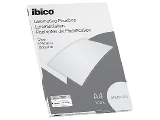 Meleglamináló fólia, 100 mikron, A4, fényes, IBICO 