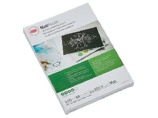 Meleglamináló fólia, 100 mikron, A4, matt, GBC