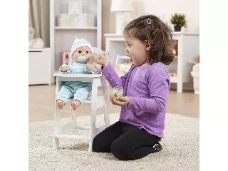Melissa & Doug, babák és babaházak, játék etetőszék