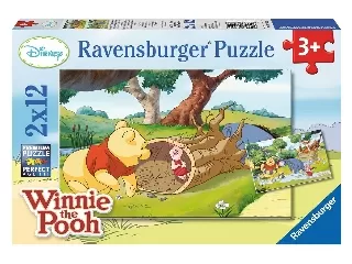 Micimackó - 2 x 12 db-os puzzle