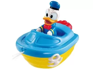 Mickey/Donald spriccelő pancsi figurák járgányokkal