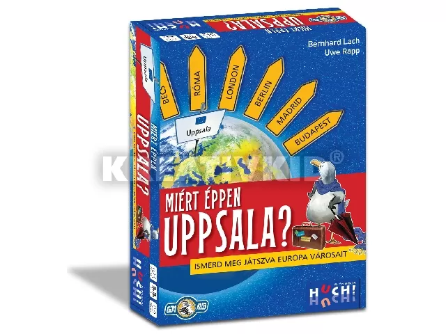 Miért éppen Uppsala? földrajzi társasjáték