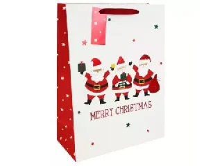 Mikulás mintás dísztasak - 33 x 45.5 cm