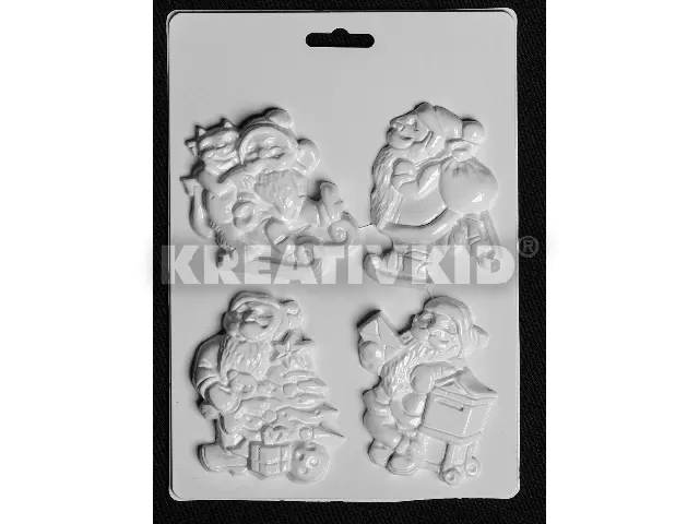 Mikulások krampusszal öntőforma
