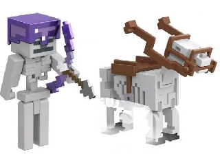 Minecraft Craft-a-Block duplacsomag csata a Csontvázlovassal 