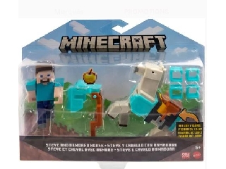 Minecraft Craft-a-Block duplacsomag Steve és Páncélos paripa