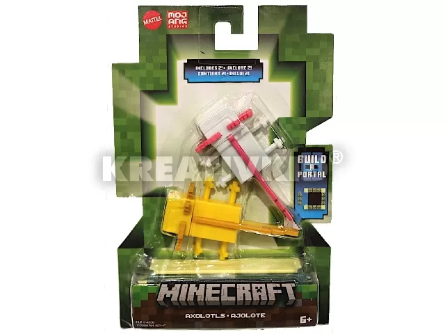 Minecraft Craft-A-Block figurák Axolotler