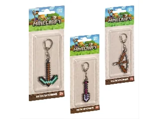 Minecraft fém kulcstartó, 2. sorozat - többféle