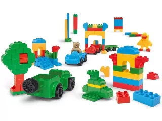 Mini építőkocka szett hordtáskában 300 db-os